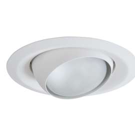 Eaton Lighting RE-6130WH Eyeball Trim, Aluminum Body, White