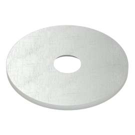 Reliable WWZ1MR Wood Screw Washer, 0.23 in ID, 1 in OD, 0.07 in Thick, Steel, Zinc