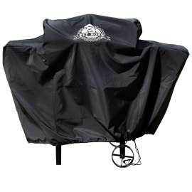 PIT BOSS 73440 Grill Cover, 48 in W, 40 in H, Vinyl, Black