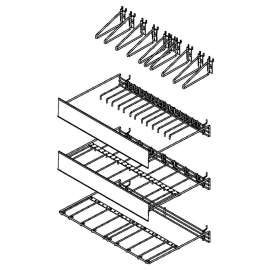 Loxcreen WSDISP23GRY Display Rack