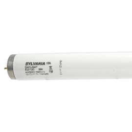 Satco S6566 Fluorescent Bulb, 20 W, T12 Lamp, Medium Bi-Pin, G13 Lamp Base, 1075 Lumens, 6500 K Color Temp