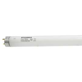 Sylvania 23028 Fluorescent Bulb, 18 W, T8 Lamp, Medium G13 Lamp Base, 1131 Lumens, 4200 K Color Temp, Cool White Light