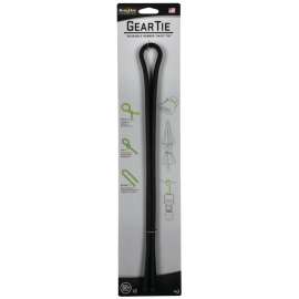 Nite Ize GT32-2PK-01 Reusable Gear Tie, Rubber, Black