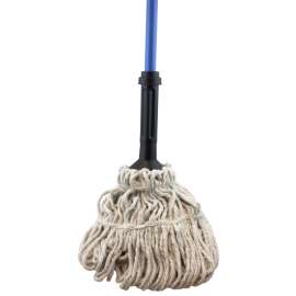 Chickasaw 14220 Wringer Mop, #22 Headband, 55 in L, Cotton Mop Head, Foam/Plastic Handle