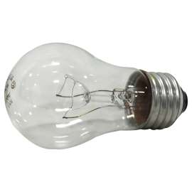 Sylvania 10036 Incandescent Bulb, 40 W, A15 Lamp, Medium E26 Lamp Base, 430 Lumens, 2850 K Color Temp