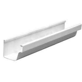 Euramax M0573 Roofing Gutter, 10 ft L, 5 in W, Vinyl