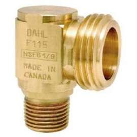 DAHL 2200104 Hose Adapter Elbow, 1/2 in, IPS x Hose, Brass