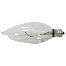 Sylvania 13648 Incandescent Lamp, 40 W, B10 Lamp, Candelabra Lamp Base, 400 Lumens, 2850 K Color Temp