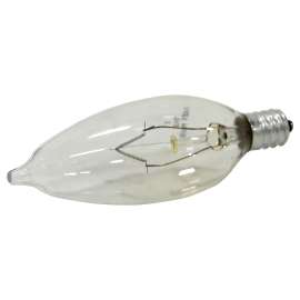 Sylvania 13649 Incandescent Lamp, 60 W, B10 Lamp, Candelabra E12 Lamp Base, 690 Lumens, 2850 K Color Temp