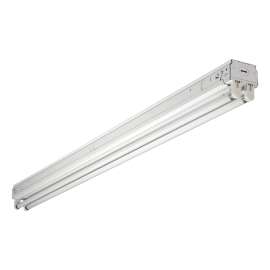 Eaton Lighting SNF117RB Fluorescent Strip Light, 120 V, 1-Lamp, Bi-Pin Lamp Base, 2900 Lumens Lumens, White Fixture