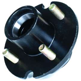 MARTIN Wheel H4-C-PB-B Trailer Hub, 1250 lb Withstand, 4 -Bolt, 4 x 4 in Dia Bolt Circle