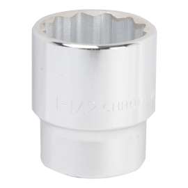 Vulcan MT-SS6048 Drive Socket, 1-1/2 in Socket, 3/4 in Drive, 12-Point, Chrome Vanadium Steel, Chrome