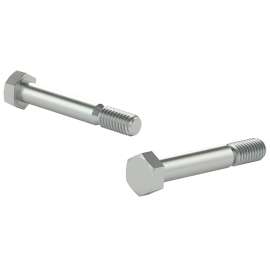 Reliable HC2Z14112L Hex Bolt, 1-1/2 in OAL, 2 Grade, Steel, Zinc, Coarse Thread