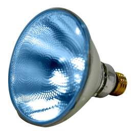 Sylvania 16663 Halogen Reflector Lamp, 90 W, Medium E26 Lamp Base, PAR38 Lamp, Blue Light, 2000 hr Average Life