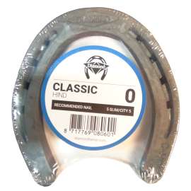 Diamond Farrier 0HINDPR Hind Shoe, 1/4 in Thick, 0, Steel