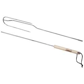 CCI 2000016385 Deluxe Cooking Fork, Steel Blade, Chrome, 40 in OAL