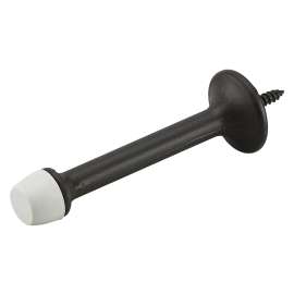 Richelieu 216ORBV Door Stop, 1 in Dia Base, 3 in Projection, Metal, Oil-Rubbed Bronze