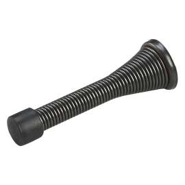 Onward 217ORBB Flexible Door Stop, 31/32 in Dia Base, 3 in Projection, Metal, Oil-Rubbed Bronze
