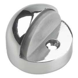 Onward 2185CR High-Profile Dome Stop, 1-25/32 in Dia Base, Metal, Chrome