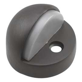 Onward 2185ORBR High-Profile Dome Stop, 1-25/32 in Dia Base, Metal, Oil-Rubbed Bronze