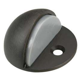 Onward 218ORBR Low-Profile Dome Door Stop, 1-25/32 in Dia Base, Metal, Oil-Rubbed Bronze