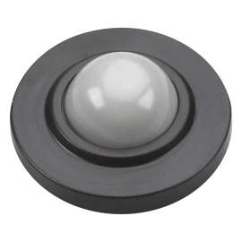 Richelieu 220ORBV Door Stop, 2-1/2 in Dia Base, 7/8 in Projection, Metal, Oil-Rubbed Bronze