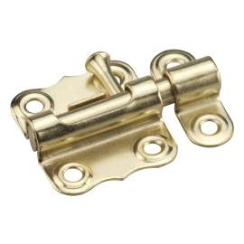 Onward 376BV Regular-Duty Barrel Bolt, 7 mm Bolt Head, Steel, Brass
