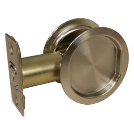 Onward 17RNB10R Pocket Door Pull, Steel, Brushed Nickel