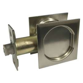 Onward 17SNB10R Pocket Door Pull, 62 mm W, 91 mm D, Steel, Brushed Nickel