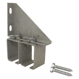 Onward 24651075GAV Double Box Rail Bracket, Adjustable, Galvanized Steel