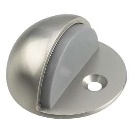Onward 218NBR Low-Profile Dome Door Stop, Metal, Brushed Nickel