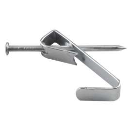 Onward 4504R Picture Hanger, 30 lb, Metal, Zinc