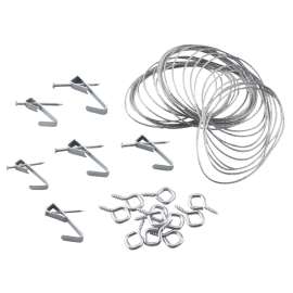 Onward 4516R Picture Hanging Kit, Metal, Zinc