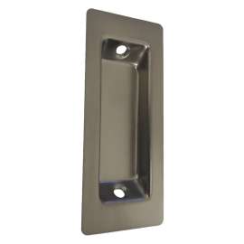 Onward 233NBR Finger Pull, 1-3/8 in W, 3-5/16 in H, Brushed Nickel