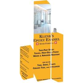 Klenk's 815201 Bathtub Reglazing Epoxy, White, 946 mL, Pack