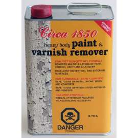 Circa 1850 180604 Paint and Varnish Remover, Liquid, Clear/White, 1 gal