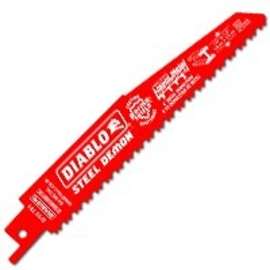 Diablo DS0608BFDC Reciprocating Saw Blade, 6 in L, 8/10 TPI, Bi-Metal Cutting Edge