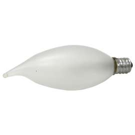 Sylvania 13461 Incandescent Lamp, 60 W, B10 Lamp, Candelabra Lamp Base, 662 Lumens, 2850 K Color Temp