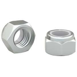 Richelieu HNLNZM6MR Lock Nut with Nylon Insert, M6-1 Thread, Steel, Zinc, 8 Grade