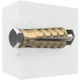 Reliable Lag Shield LS516LMK Masonry Anchor, 5/16 in Dia, 1-3/4 in L, 192 kg Ceiling Mount, 227 kg Wall Mount, Steel