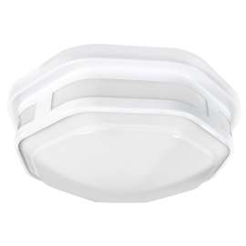 ETI Color Preference Series FME-10-802-MV-N-N-W Hexagon Lighting, 120 VAC, LED Lamp, 830 Lumens Lumens, White Fixture