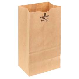 Duro Bag 71003 Heavy-Duty SOS Bag, Virgin Paper, Kraft