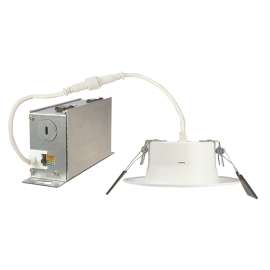 HALO RL4-DM Series RL4069S1EWHDMR LED Retrofit Module, 8.7 W, 120 V, LED Lamp, White, Matte