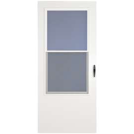 Larson 029832U Single-Vent Storm Door, 36 in W, 81 in H, White