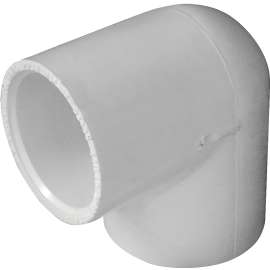 GENOVA 300 Series 30710 Pipe Elbow, 1 in Slip, 90 deg, White