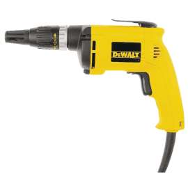 DeWALT DW255 Drywall Screwgun, 6 A, 1/4 in Chuck, 5300 rpm Speed, 8 ft L Cord