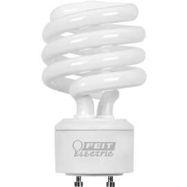 Feit Electric BPESL23TMGU24/CAN Compact Fluorescent Bulb, 23 W, Spiral Lamp, GU24 Lamp Base, 1600 Lumens