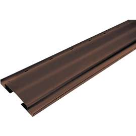 Master Flow AR10BRH Ridge Vent, 10 ft L, 7-1/2 in W, Aluminum, Brown