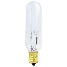Feit Electric BP15T6-130/CAN Incandescent Bulb, 15 W, T6 Lamp, Candelabra E12 Lamp Base, 2700 K Color Temp