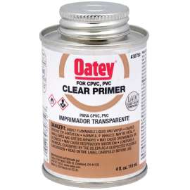 Oatey 30750 Primer, Liquid, Clear, 4 oz